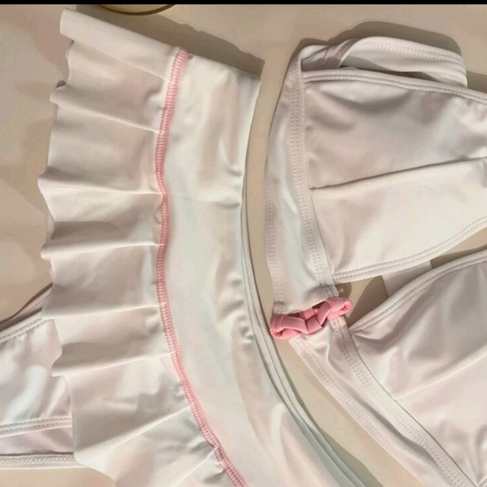 White Halter Bikini Set - Picture 4 of 4